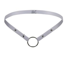 C Type Health Care Lifting Men's Rings T-back (Option: White-Free Size)