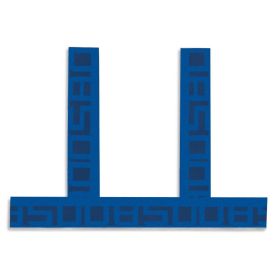 Men's Party Bodybuilding Muscle Strap Elastic Decorative Shoulder Strap (Option: Blue Blue-Free Size)