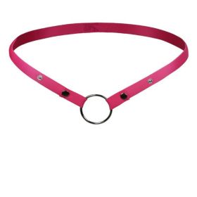 C Type Health Care Lifting Men's Rings T-back (Option: Pink-Free Size)